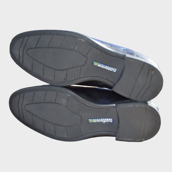 Florsheim Mens Black Leather Slip On Dress Loafers Shoe Size 9.5B - Picture 10 of 12